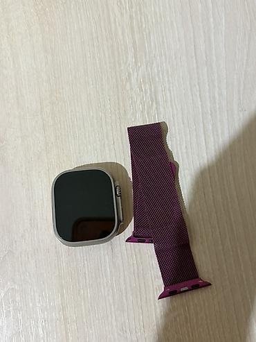 Акылдуу сааттар: Apple Watch Ultra (49 мм), корпус титановый + сапфировое стекло — 4
