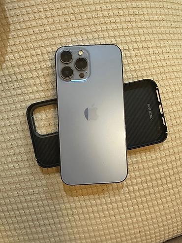 Apple iPhone: IPhone 13 Pro, Б/у, 128 ГБ, Sierra Blue, 77 % — 1