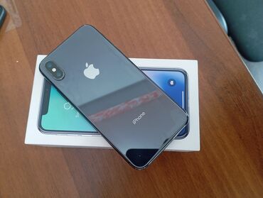 Apple iPhone: IPhone X, 64 GB, Black Titanium, Face ID