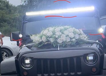 Jeep Wrangler markali masinin ust ve yan isiqlari satilir