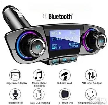 Sistem upravljanja i oslanjanja: Multifunkcionalni FM Transmiter 📱 Bluetooth veza sa telefonom za — 1