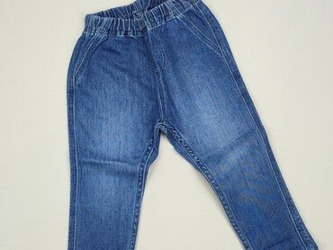 body dziewczęce 92: Spodnie jeansowe, H&M, 1.5-2 lat, 92, stan - Bardzo dobry