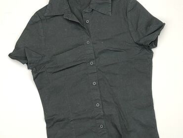 czarne bluzki na krótki rękaw: Блуза жіноча, S, стан - Хороший
