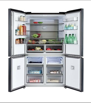 mini refrigerator: Холодильник OVIO ORF- 541BG, четырехдверный (French Door), черное — 2
