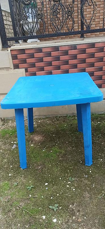 Другая садовая, уличная мебель: Plastik bağ/kafe masaları - Material: qalın, möhkəm plastik - Forma — 2