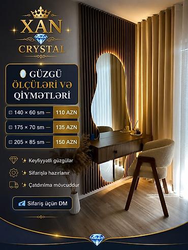 Güzgü Divar üçün, Dekorativ lalafo.az -da Güzgü Divar üçün, Dekorativ
