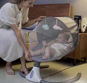 Детские шезлонги: Детский шезлонг, Новый, Электронная, Пластик, цвет - Серый — 9