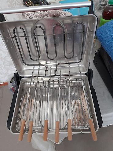 kabab sekilleri: Elektrik manqal/şamadan tipli qril - Rəng: qırmızı qapaq, qara — 2