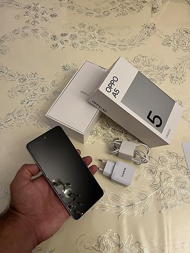 data modem sim card: Oppo A5, 128 GB, rəng - Gümüşü, Barmaq izi, İki sim kartlı, Face ID — 7