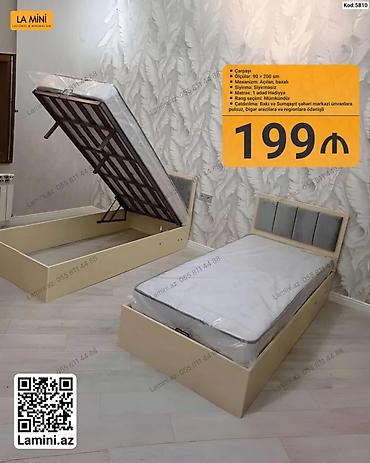 Tək nəfərlik çarpayı – Kod: 5811 - Ölçü: 90 × 200 sm - Mexanizm lalafo.az -da Tək nəfərlik çarpayı – Kod: 5811 - Ölçü: 90 × 200 sm - Mexanizm