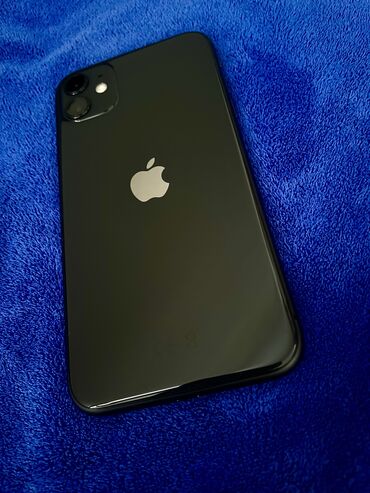 Apple iPhone: IPhone 11, Новый, 128 ГБ, Jet Black, Защитное стекло, Коробка, 92 %