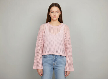 Kobiety: RAINBOW, Sweter damski, rozmiar M