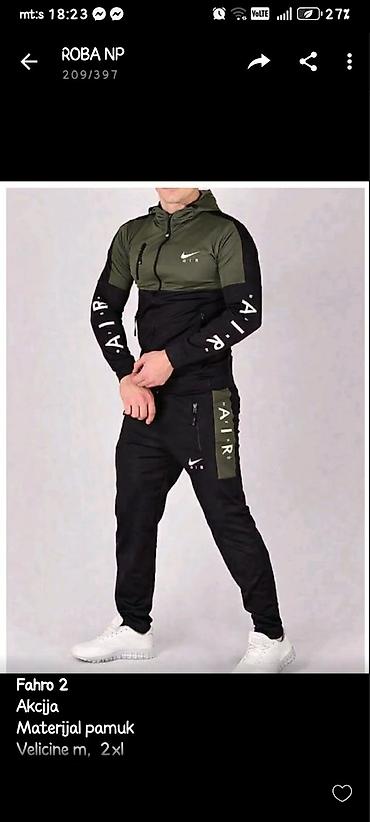 Trenerke: Trenerka Nike, bоја - Siva — 2