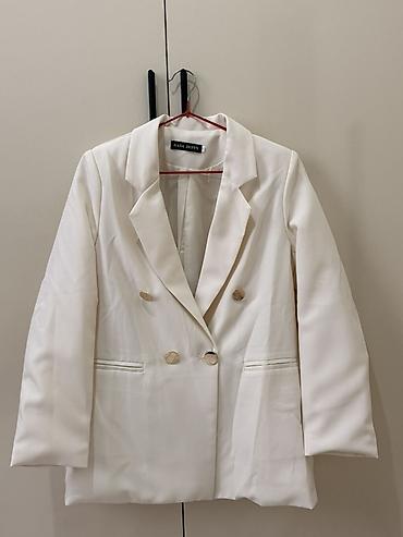 ağ pencek: Yenidir, heç geyinilməyib Qadın ağ rəngli blazer – Rasa Duffy - — 2
