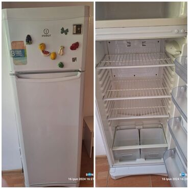 marojna xaladelnik: Б/у 2 двери Indesit Холодильник Продажа, цвет - Белый