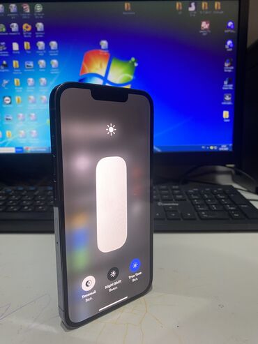 redmi 10c: IPhone 13 Pro, Жаңы, 128 ГБ, Sierra Blue, Коргоочу айнек, Каптама, Куту, 85 %