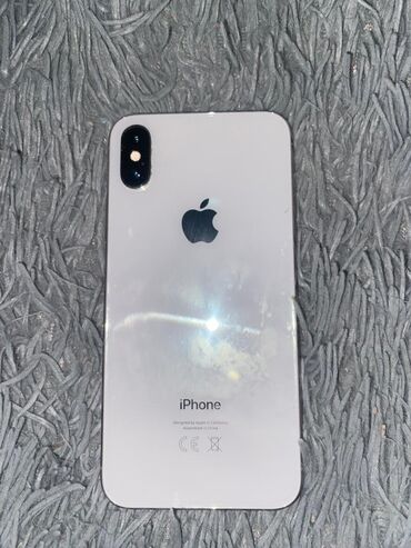 Apple iPhone: IPhone Xs, Б/у, 64 ГБ, Белый, Чехол, 73 %