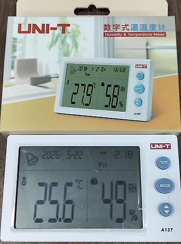 Ölçmə cihazları: UNI-T A13T Rəqəmsal Temperatur və Rütubət Ölçən - Funksiya: Eyni anda — 1
