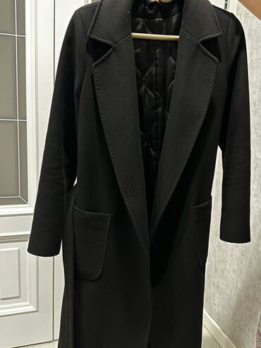 Верхняя одежда: Пальто, Классика, Осень-весна, Кашемир, Длинная модель, Карманы накладные, 3XL (EU 46)