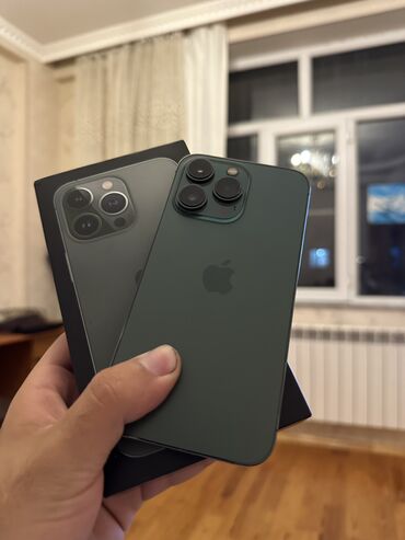 iphone 13 pro max dubay varianti: IPhone 13 Pro, 128 ГБ, Alpine Green, Гарантия, Беспроводная зарядка, Face ID