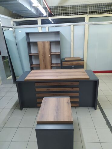 Sifarişlə ofis dəst mebeli: Zəmanətli, Kredit yoxdur — 2