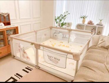 складная ванночка для купания: Детский манеж 150х180 см премиум качества с мягким матрасом и