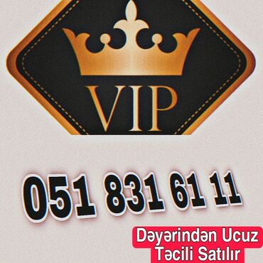 SİM-kartlar: Nömrə: ( 051 ) ( 8316111 ), Yeni