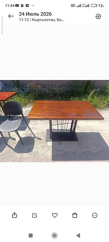 table study: Прямоугольный стол для кафе или обеденной зоны. Подойдёт для заведений — 4