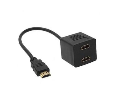 adapter dlya dvukh naushnikov: HDMI splitter adapter cable