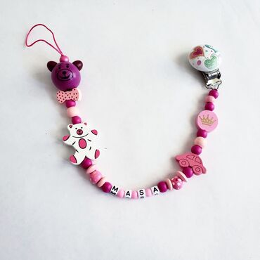 Ostale dečije stvari: Cene drvenih lančića su 600 din . Porucite personalizovani drveni — 9