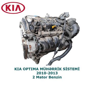Sbor motorlar və silindr başlıqları: Kia Optima, 2 l, Benzin, 2013 il, İşlənmiş