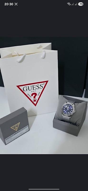 kisi ayaqqabi: Yeni, Qol saatı, Guess, rəng - Gümüşü — 2