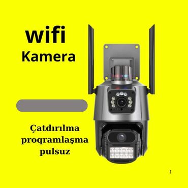 Videomüşahidə: Wifi kamera 2 lensli