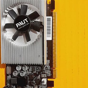 Комплектующие для ПК: Видеокарта для ПК, Б/у, Palit, GeForce GT, 2 ГБ — 8