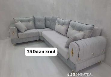Divan və kreslo dəstləri: Yeni, Künc divan, Divan, Bazasız, Açılmayan — 1