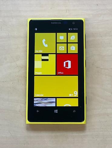lumia 920: Nokia Lumia 1020, 32 GB, rəng - Sarı, Simsiz şarj — 1