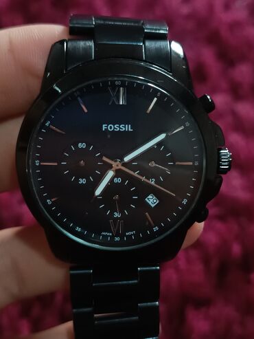 рюкзак и сумка для мама: Классические часы часы, Fossil, Секундомер, Мужские, Б/у