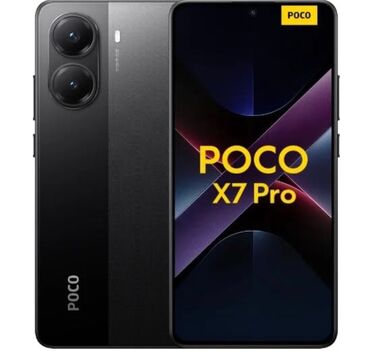 режим 12 с: Poco X7 Pro, Новый, 8 ГБ, цвет - Черный, 2 SIM