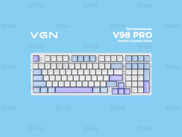игровой ноутбук: Клавиатура VGN V98 Pro Sea Salt (Switch Crystal Wine) VGN V98 PRO -
