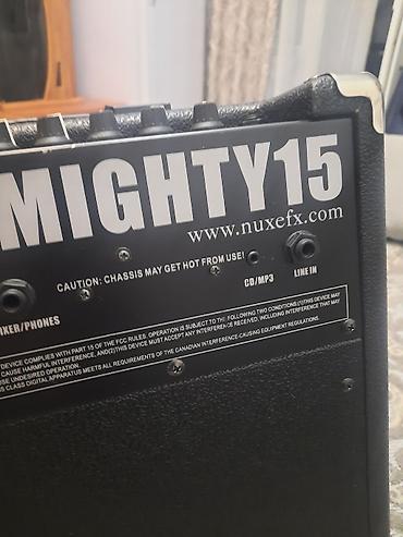 нужна: Комбоусилитель NUX Mighty 15w. Множество эффектов : Ревер, хорус — 2