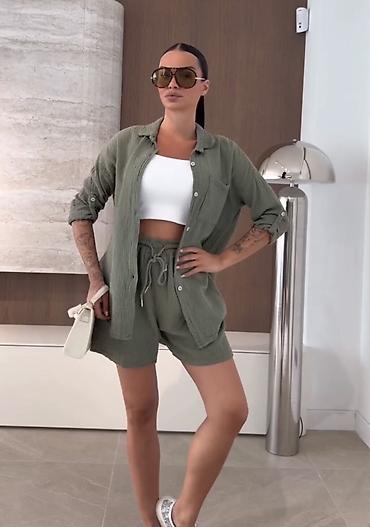 Kompleti: Dvodelni ženski komplet od muslina – košulja i šorts 3100 din — 13
