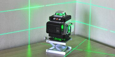 лазерная уровен: "Лазерный уровень 4Д зеленый луч. Полный комплект с треногой. от 300