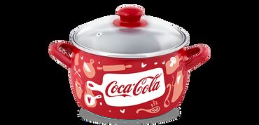 komplet šerpi: Coca Cola Koka Kola duboka šerpa 2021. NOVO 20cm 4,4L LIČNO