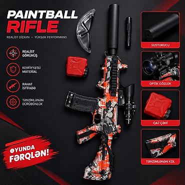 oyuncaq helikopter: Paintball Rifle – realist dizayn, yüksək performans Xüsusiyyətlər: - — 2