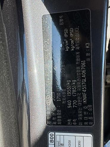 Kia: Kia K3: 2019 г., 1.6 л, Автомат, Бензин, Хэтчбэк — 12