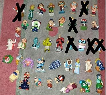 Figurice za decu: Kinder igracke razne - funny students, šrek, simpsonovi, dekster, duh — 10