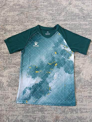 kelme: Мужская футболка, Новый, цвет - Синий, Самовывоз — 1