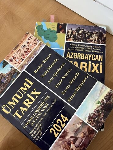 2024-cü il nəşri olan bu "Ümumi Tarix" və "Azərbaycan Tarixi"