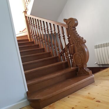 Обшивка лестниц: Изготовление лестниц на заказ город Ош — 20