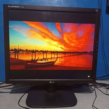 Мониторы: Монитор, LG, Б/у, 16" - 17" — 2